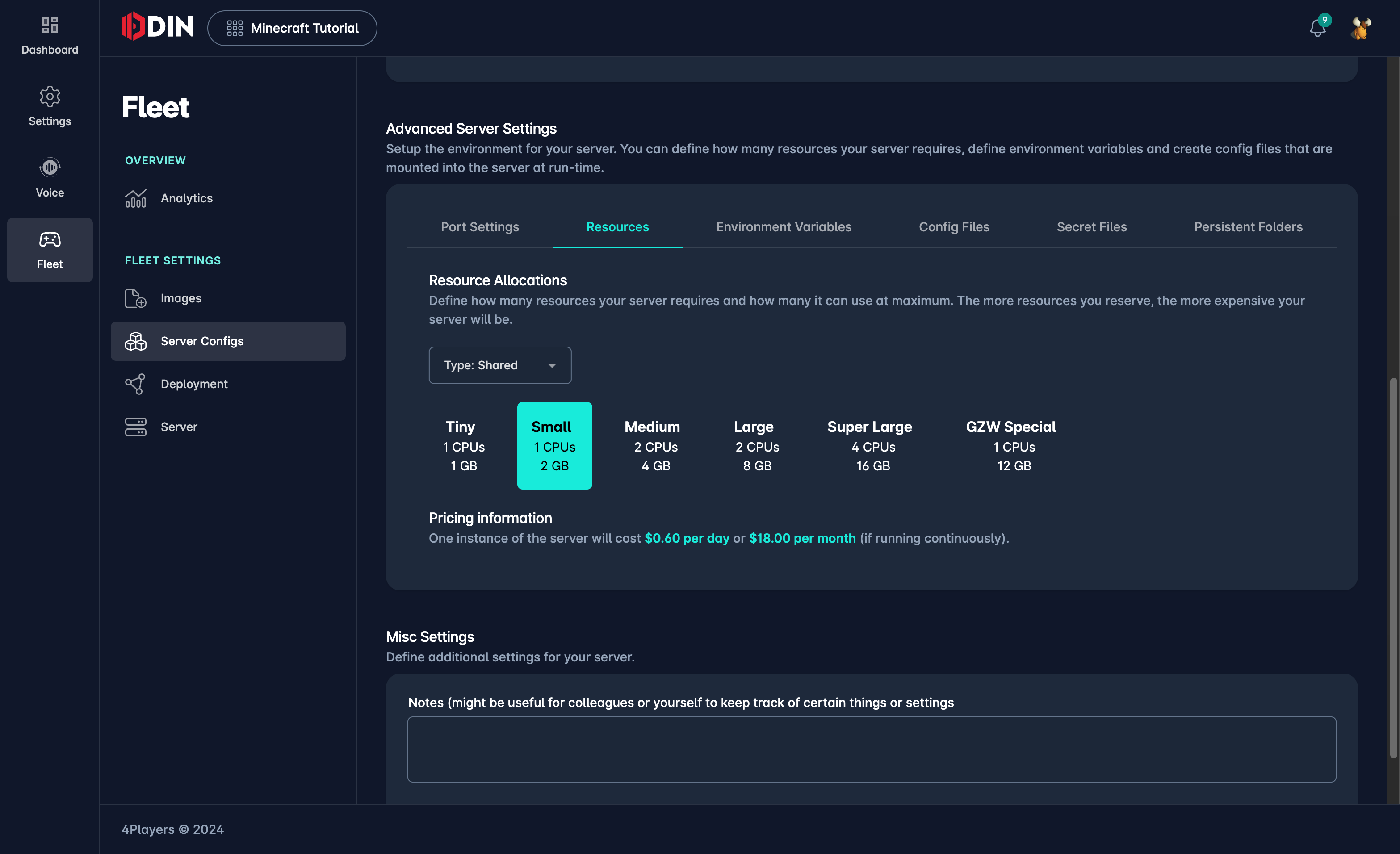 Create Config in ODIN Fleet