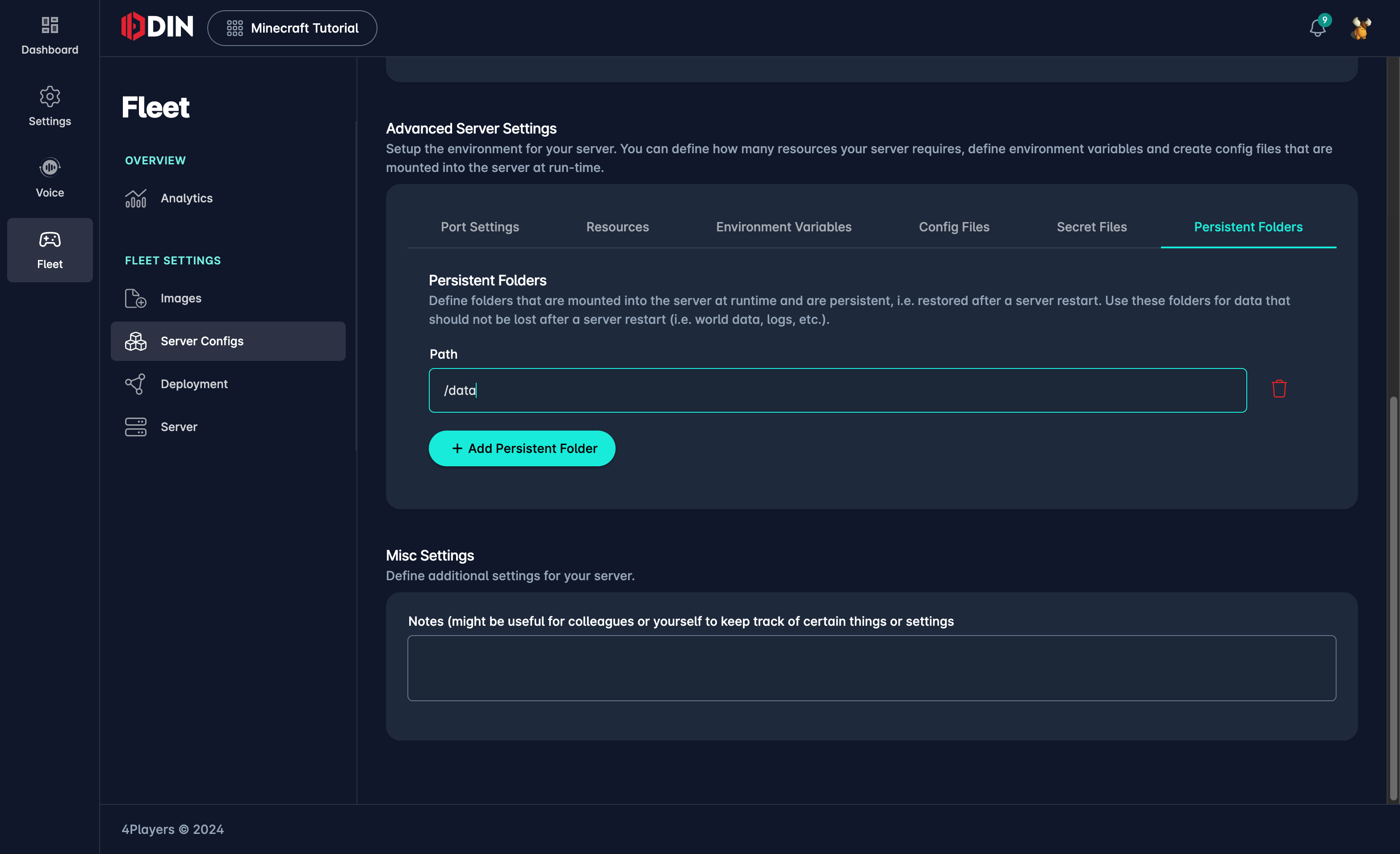 Create Config in ODIN Fleet